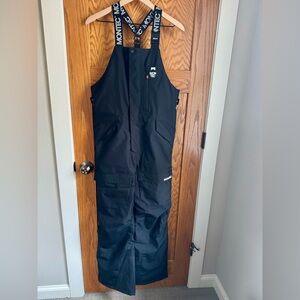 Montec Fawk Snowboard Bibs, Black, XL